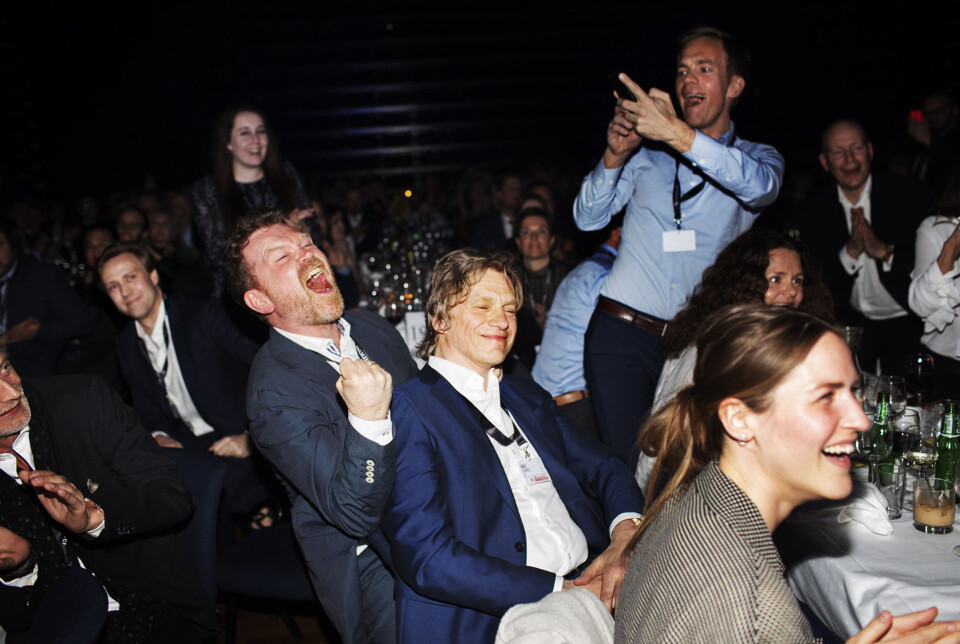 Kjetil Sæter, Knut Gjernes, Lars Kristian Solem og Fredrik Solstad ble tildelt Skup-prisen i 2018. Kjetil Sæter, Knut Gjernes, Lars Kristian Solem og Fredrik Solstad ble tildelt Skup-prisen i 2018.