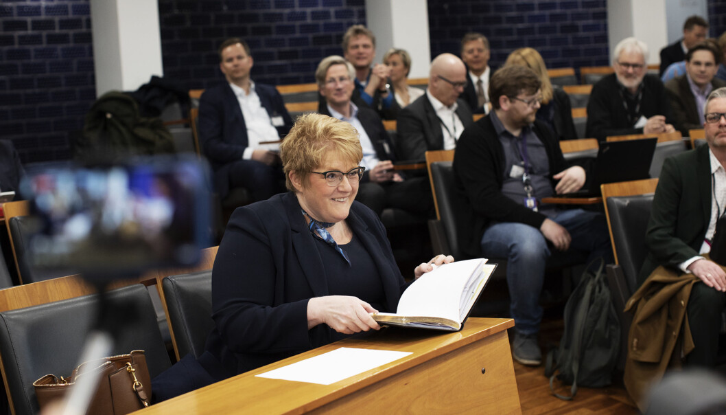 <p>Trine Skei Grande. Foto: Andrea Gjestvang</p> <p>Trine Skei Grande. Foto: Andrea Gjestvang</p>