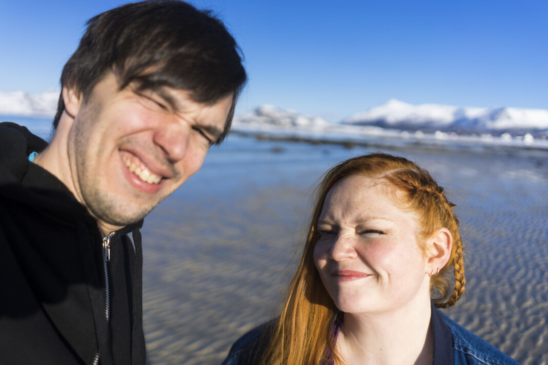 Ingmar Wåhlberg og redaktør Kristina Renate Johnsen i vesterålsmagasinet Yderst. Foto: Yderst Ingmar Wåhlberg og redaktør Kristina Renate Johnsen i vesterålsmagasinet Yderst. Foto: Yderst