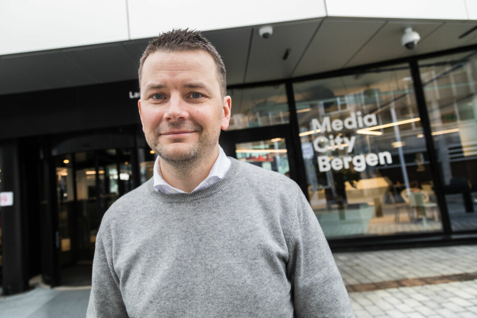 Sjefredaktør Øyulf Hjertenes i Bergens Tidende. Foto: Otto von Münchow