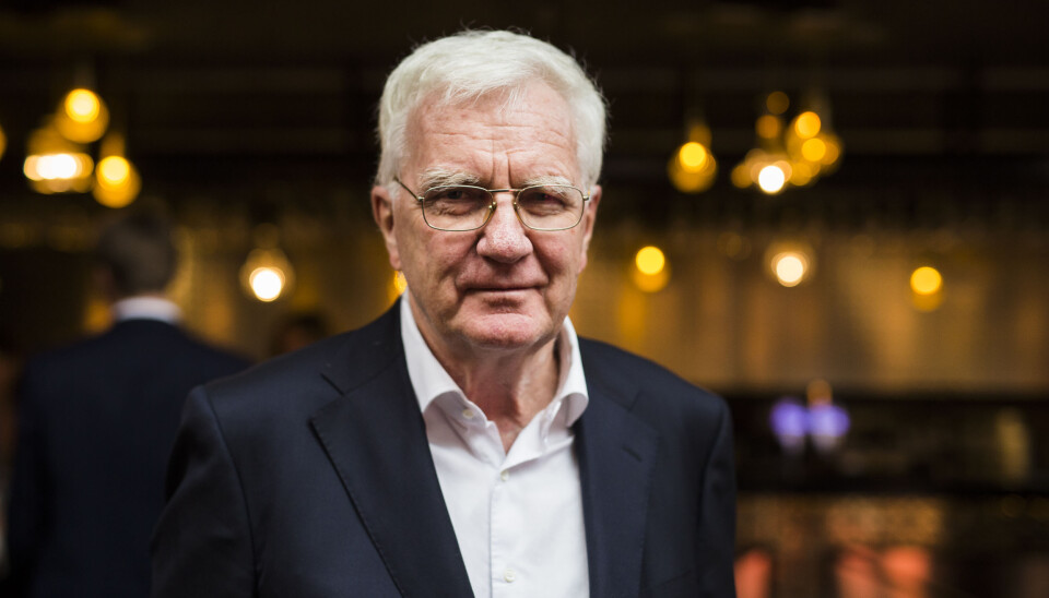 Trygve Hegnar under lanseringsfesten for nye Kapital 21. mars 2018. Foto: Kristine Lindebø Trygve Hegnar under lanseringsfesten for nye Kapital 21. mars 2018. Foto: Kristine Lindebø