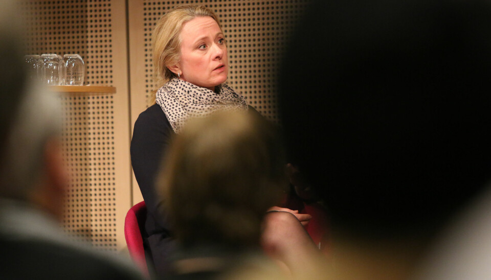 Rapporten ser på den perioden der norsk økonomi fikk en omgang juling etter oljeprisfallet, sier arbeidsminister Anniken Hauglie. Foto: Øyvinn Myge