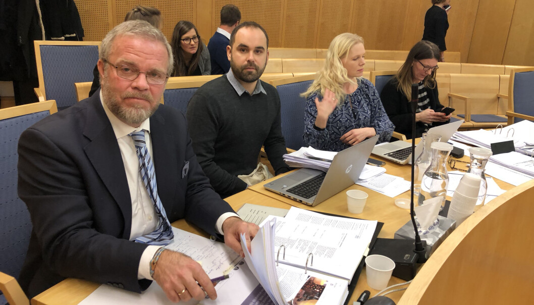 Jon Wessel Aas representerer TV 2 i retten Foto: Rett24/Kjetil Kolsrud Jon Wessel Aas representerer TV 2 i retten Foto: Rett24/Kjetil Kolsrud