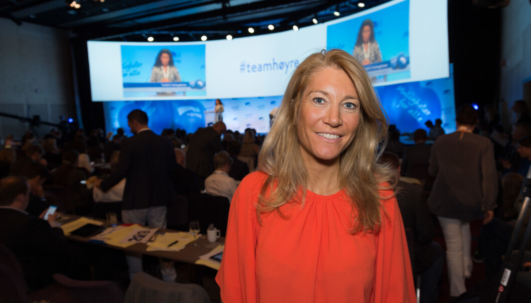 Julie Brodtkorp under Høyres landsmøte i 2015. Foto: Tomas Moss/Høyre/Flickr Julie Brodtkorp under Høyres landsmøte i 2015. Foto: Tomas Moss/Høyre/Flickr