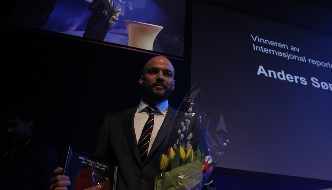 Anders Sømme Hammer vant IR-prisen 2017. Foto: Martin Huseby Jensen Anders Sømme Hammer vant IR-prisen 2017. Foto: Martin Huseby Jensen