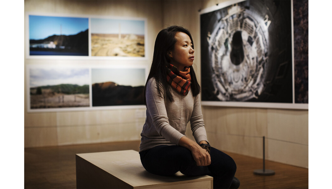 Sim Chi Yin i utstillingen «Fallout» på Nobels Fredssenter. Foto: Andrea Gjestvang Sim Chi Yin i utstillingen «Fallout» på Nobels Fredssenter. Foto: Andrea Gjestvang