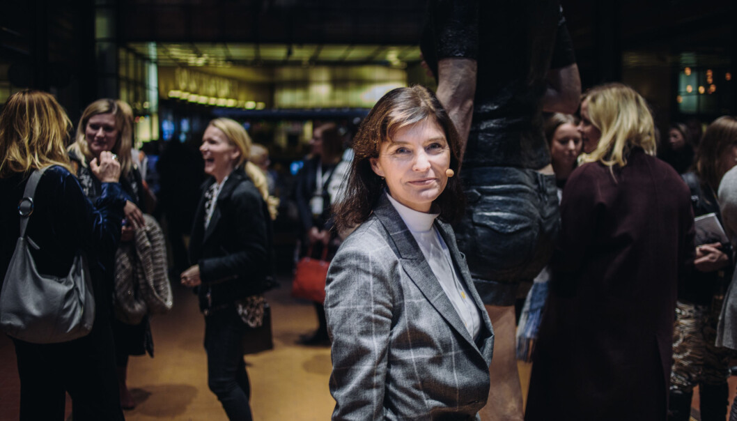 Kjersti Løken Stavrum, administrerende direktør i Stiftelsen Tinius, mener mangelen på kvinner i ledelse er gårsdagens problem. Foto: Marte Vike Arnesen Kjersti Løken Stavrum, administrerende direktør i Stiftelsen Tinius, mener mangelen på kvinner i ledelse er gårsdagens problem. Foto: Marte Vike Arnesen