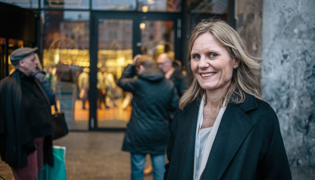 Helje Solberg har jobbet i VG i mer enn 23 år. Nå er hun kåret til årets kvinnelige medieleder. Foto: Marte Vike Arnesen. Helje Solberg har jobbet i VG i mer enn 23 år. Nå er hun kåret til årets kvinnelige medieleder. Foto: Marte Vike Arnesen.