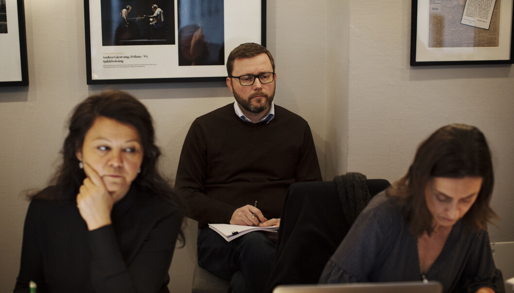 Rune Olsø var tilstede og lyttet til PFUs saksbehandling. Foto: Andrea Gjestvang Rune Olsø var tilstede og lyttet til PFUs saksbehandling. Foto: Andrea Gjestvang