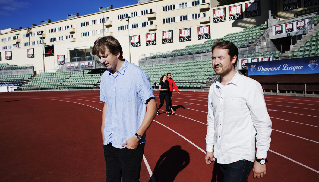 Jon Olav Nesvold og Fredrik Varfjell startet Bildbyrån i Norge sammen med Vegard Wivestad Grøtt. De satser på bred sportsdekning, og blir en direkte konkurrent til sin tidligere arbeidsgiver NTB scanpix. Foto: Andrea Gjestavang Jon Olav Nesvold og Fredrik Varfjell startet Bildbyrån i Norge sammen med Vegard Wivestad Grøtt. De satser på bred sportsdekning, og blir en direkte konkurrent til sin tidligere arbeidsgiver NTB scanpix. Foto: Andrea Gjestavang
