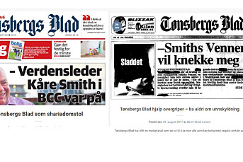 Angriper Tønsbergs Blads journalistikk og anklager avisen for å ha hjulpet overgrepsmann
