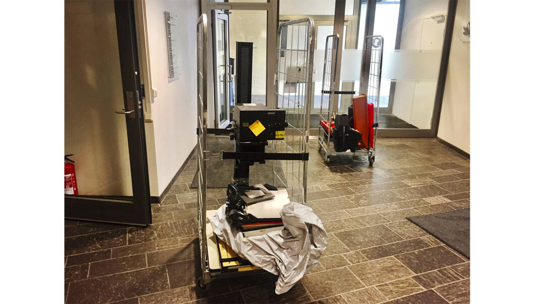 Hit men ikke lenger. I 17 år har BT hatt mørkerom i Krinkelkroken. Når redaksjonen flyttet til Media City, flyttet mørkerommet til et kunstnerkollektiv i byen. Foto: Vegar Valde, Bergens Tidende Hit men ikke lenger. I 17 år har BT hatt mørkerom i Krinkelkroken. Når redaksjonen flyttet til Media City, flyttet mørkerommet til et kunstnerkollektiv i byen. Foto: Vegar Valde, Bergens Tidende