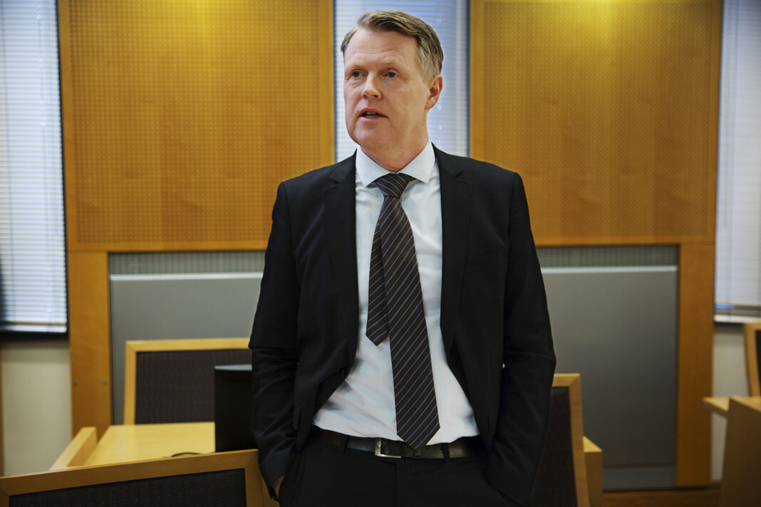 Kirurg Per Kristian Eide under rettssaken mot TV 2 i Oslo tingrett. Kirurg Per Kristian Eide under rettssaken mot TV 2 i Oslo tingrett.