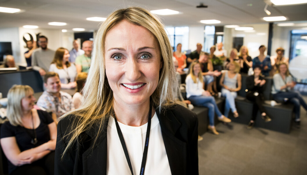 Etter ei uke som konstituert og mer enn ti år som redaktør i Adresseavisen, tok Kirsti Husby over som sjefredaktør fredag. Foto: Morten Antonsen, Adresseavisen Etter ei uke som konstituert og mer enn ti år som redaktør i Adresseavisen, tok Kirsti Husby over som sjefredaktør fredag. Foto: Morten Antonsen, Adresseavisen