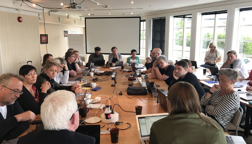 Landsstyret i NJ var dypt splittet om å samlokalisere seg med andre medieorganisasjoner, og først og fremst arbeidsgivermotparten innenfor avisområdet MBL. Foto: Glenn Slydal Johansen Landsstyret i NJ var dypt splittet om å samlokalisere seg med andre medieorganisasjoner, og først og fremst arbeidsgivermotparten innenfor avisområdet MBL. Foto: Glenn Slydal Johansen