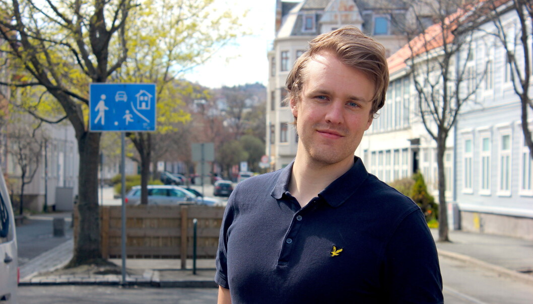 Student Stian Kristoffer Sande har en håndfull norske leseres holdning til personaliserte nyheter. Foto: Andreas Hodneland Student Stian Kristoffer Sande har en håndfull norske leseres holdning til personaliserte nyheter. Foto: Andreas Hodneland