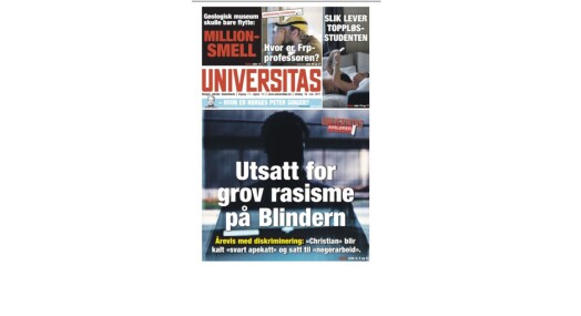 Universitas-journalist Gard Oterholm er kritisk til anonyme kilder, men mener det var nødvendig i rasisme-saken