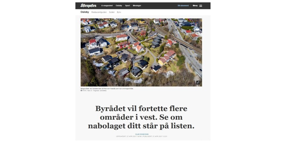 Byrådet forsvarer lokalavis-utestengelse med at Aftenposten kanskje er Oslos største lokalavis