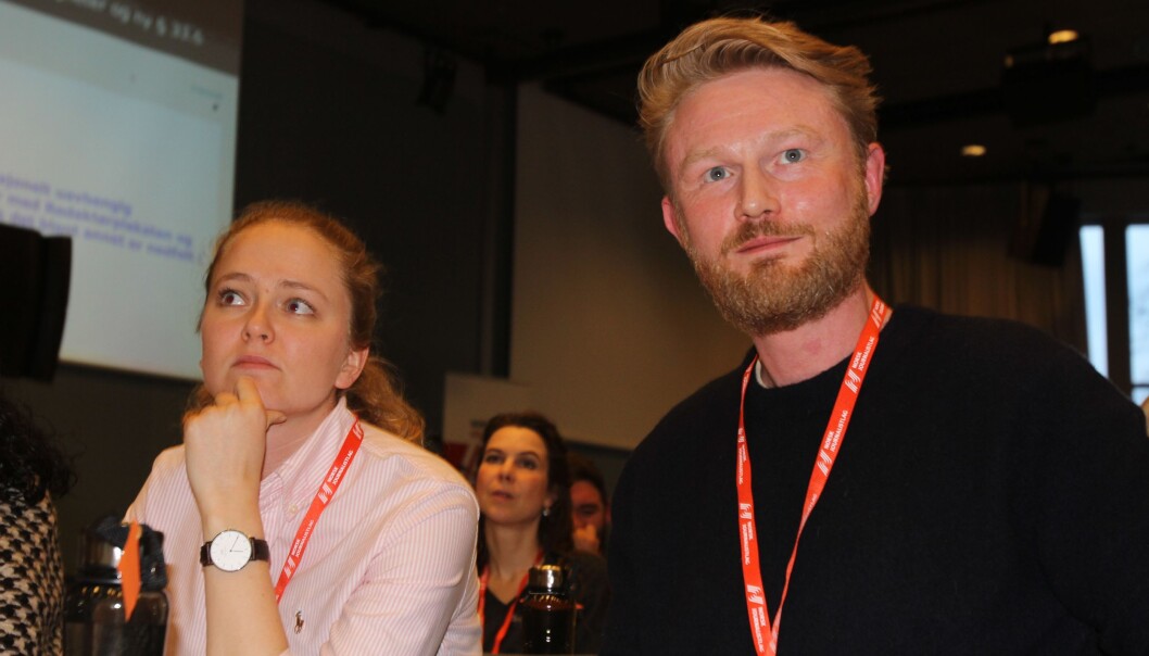 Margrethe Håland Solheim og Baard Zakariassen uttrykte bekymring for Journalistens framtid. Foto: Angelica Hagen Margrethe Håland Solheim og Baard Zakariassen uttrykte bekymring for Journalistens framtid. Foto: Angelica Hagen
