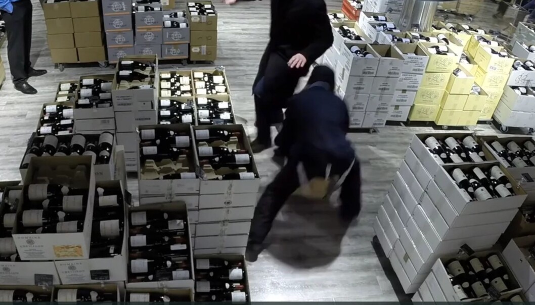 Skjermdump fra innslaget Burgund-slipp Skjermdump fra innslaget Burgund-slipp
