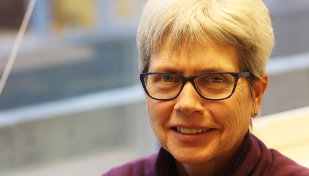 En gang bestod fotoavdelingen i Dagsavisen av fem fotografer. I dag er bare Mimsy Møller igjen. Foto: Martin Huseby Jensen En gang bestod fotoavdelingen i Dagsavisen av fem fotografer. I dag er bare Mimsy Møller igjen. Foto: Martin Huseby Jensen