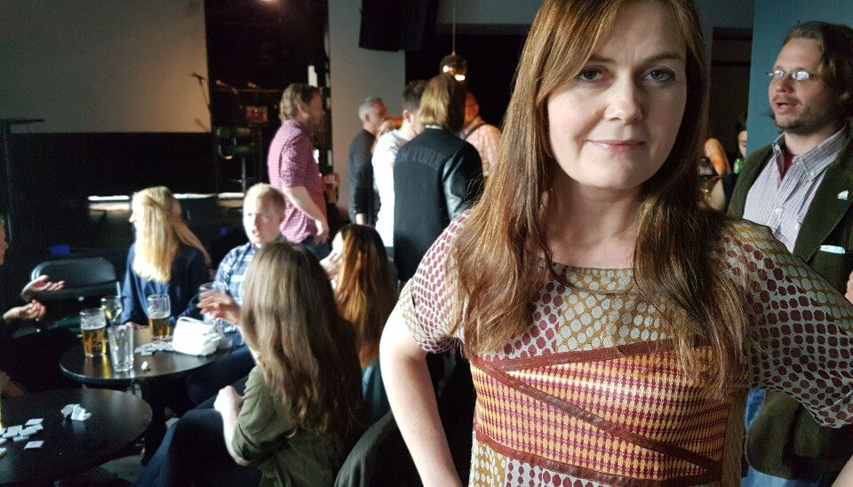 Hege Fagerheim og NRKJ har tatt farvel med mange kolleger de to siste årene. Her på NRKJs meklingsvake 11. mai i år. Foto: Bjørn Åge Mossin Hege Fagerheim og NRKJ har tatt farvel med mange kolleger de to siste årene. Her på NRKJs meklingsvake 11. mai i år. Foto: Bjørn Åge Mossin