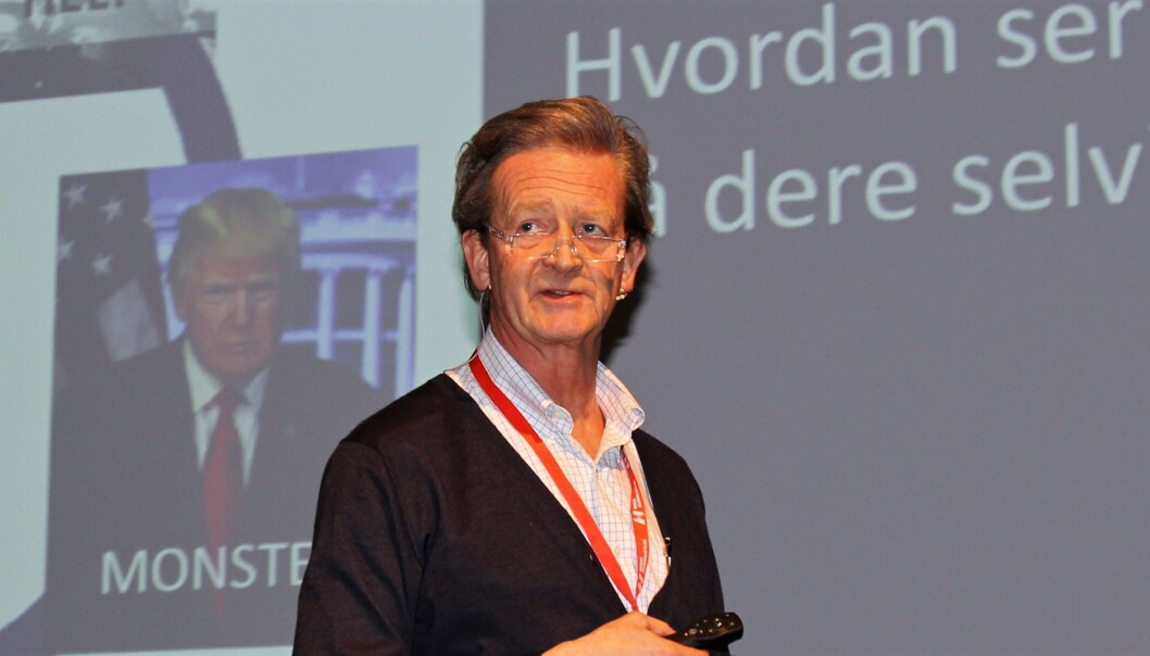 Hans Geelmuyden mener vaktbikkja er i ferd med å bli selskapshund. Foto: Angelica Hagen Hans Geelmuyden mener vaktbikkja er i ferd med å bli selskapshund. Foto: Angelica Hagen