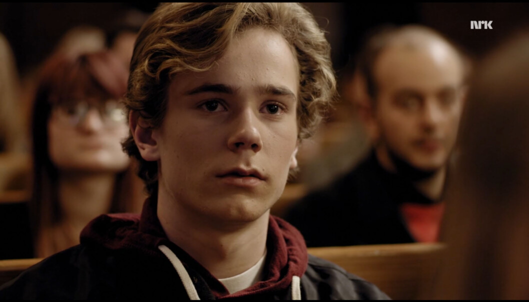 Isak (Tarjei Sandvik Moe) fra Skams siste sesong. Foto: NRK Isak (Tarjei Sandvik Moe) fra Skams siste sesong. Foto: NRK