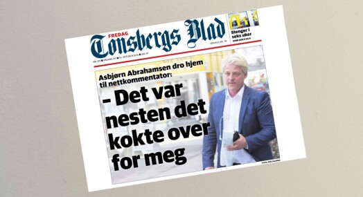 Tønsbergs Blad landet godt innenfor god presseskikk i strid om netthets Tønsbergs Blad landet godt innenfor god presseskikk i strid om netthets