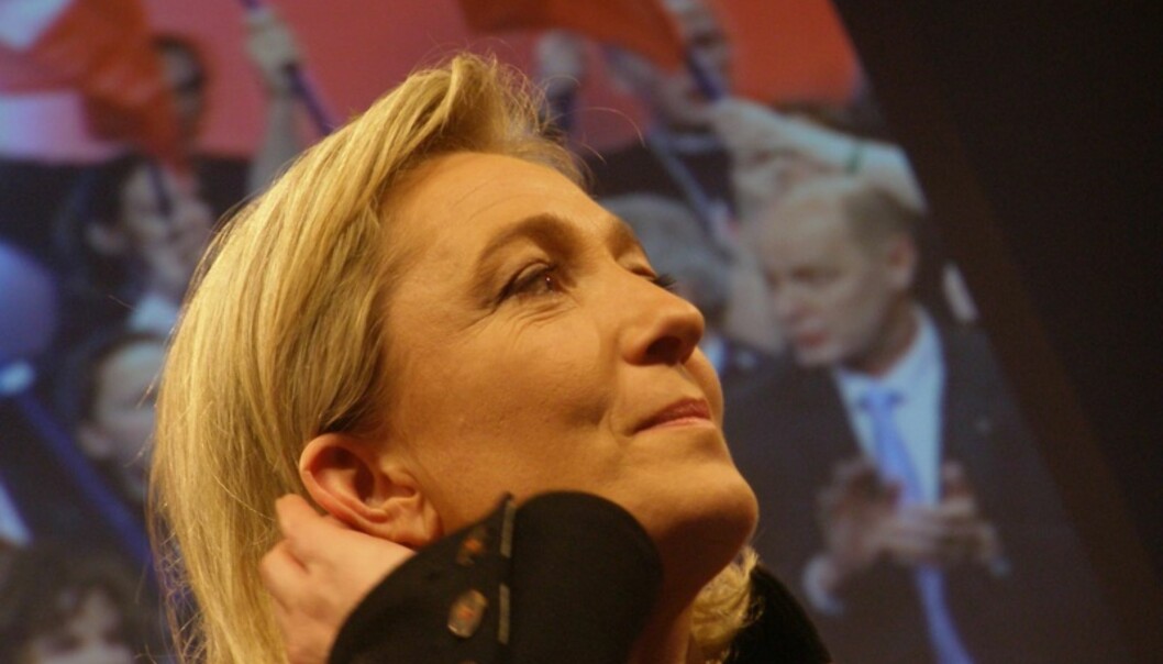 Frankrikes Marine Le Pen. Foto: Antoine Bayet, Wikimedia Commons