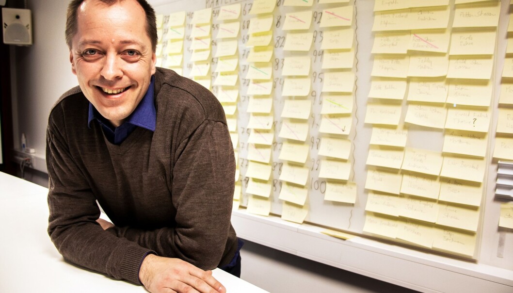 Sjefredaktør René Svendsen i Fredriksstad Blad. Foto:Kathrine Geard Sjefredaktør René Svendsen i Fredriksstad Blad. Foto:Kathrine Geard
