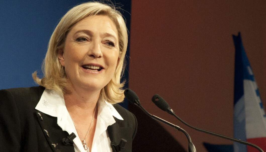 Nasjonal Fronts leder Marine Le Pen. Foto: Flickr.com/Creative Commons/Global Panorama Nasjonal Fronts leder Marine Le Pen. Foto: Flickr.com/Creative Commons/Global Panorama