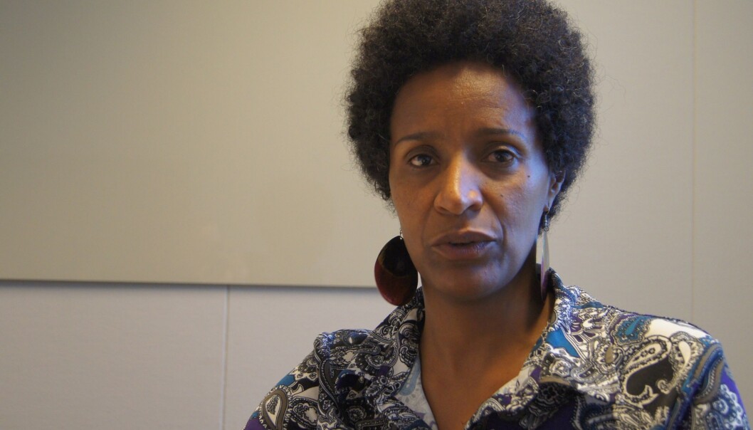 Redaktør Tsedale Lemma i den etiopiske avisen Addis Standard gjester Norge i forbindelse med en konferanse om undersøkende journalistikk. Foto: Asle Olav Rønning Redaktør Tsedale Lemma i den etiopiske avisen Addis Standard gjester Norge i forbindelse med en konferanse om undersøkende journalistikk. Foto: Asle Olav Rønning