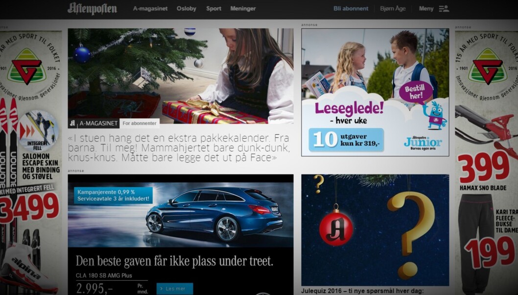 Illustrasjon: Skjermdump fra Aftenposten.no Illustrasjon: Skjermdump fra Aftenposten.no