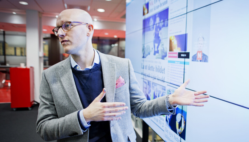VGs digitalredaktør Ola Stenberg. Foto: VG VGs digitalredaktør Ola Stenberg. Foto: VG