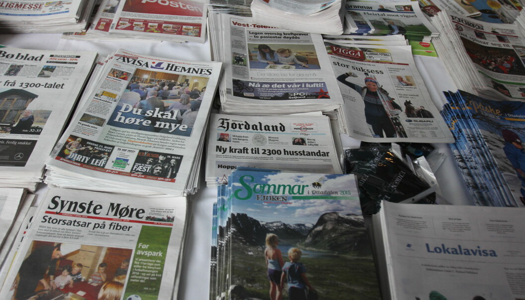 Norsk avisbransje viser fortsatt styrke, til tross for opplags- og annonsefall. Illustrasjonsfoto: Glenn Slydal Johansen