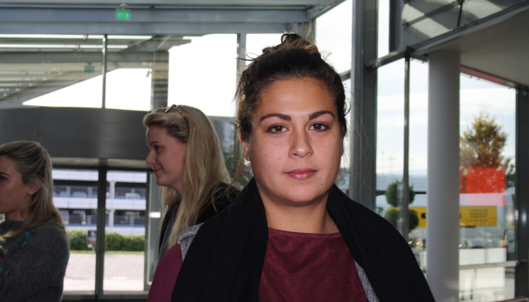 Camilla Ahamath talte om sluttpakkelivet under Hauststormen. Foto: Angelica Hagen Camilla Ahamath talte om sluttpakkelivet under Hauststormen. Foto: Angelica Hagen