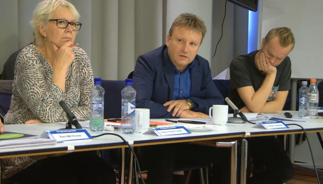 Vebjørn Selbekk er blant rådsmedlemmene som langt fra er imponert over dokumentaren. Foto: NRK Vebjørn Selbekk er blant rådsmedlemmene som langt fra er imponert over dokumentaren. Foto: NRK