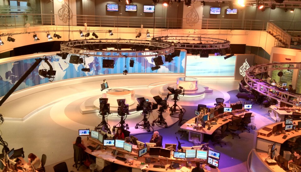 TV-stasjonen Al Jazeera. Foto: Wikimedia Commons/Wittylama TV-stasjonen Al Jazeera. Foto: Wikimedia Commons/Wittylama
