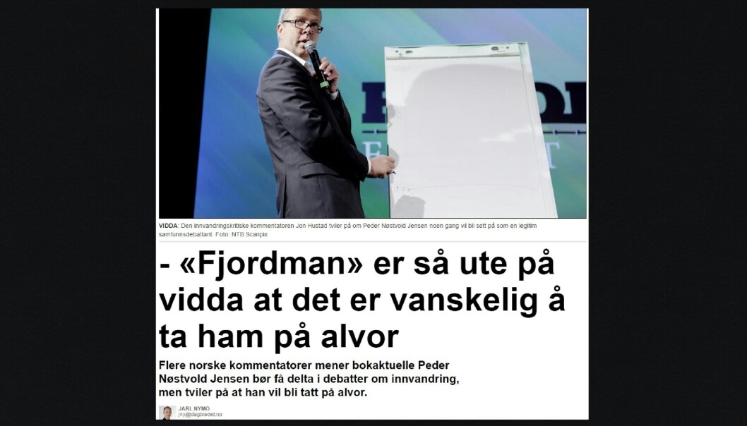 Denne artikkelen førte til at journalisten mottok fire truende eposter, som avsenderen nå er dømt for. Denne artikkelen førte til at journalisten mottok fire truende eposter, som avsenderen nå er dømt for.