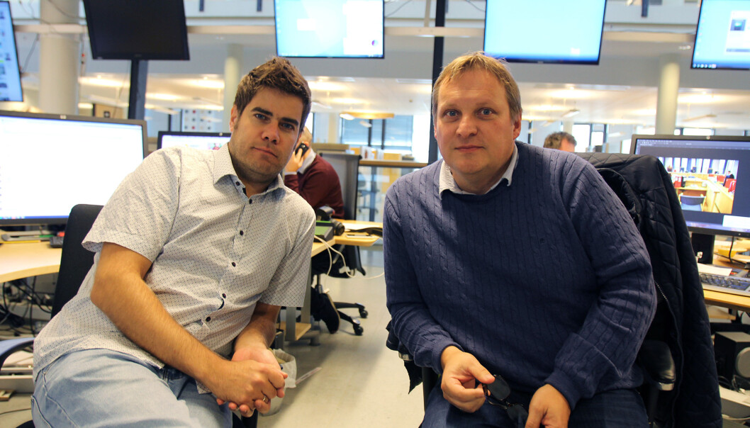Journalistene Eirik Meling (til venstre) og Stig Vågnes i Sunnmørsposten. Foto: Glenn Slydal Johansen Journalistene Eirik Meling (til venstre) og Stig Vågnes i Sunnmørsposten. Foto: Glenn Slydal Johansen