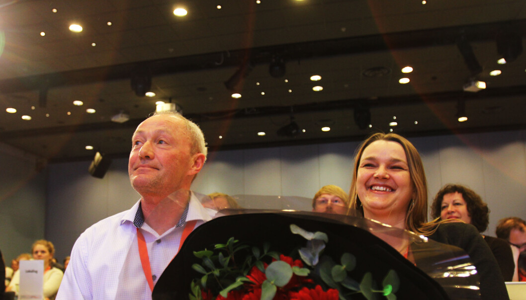 Thomas Spence stiller til gjenvalg og Hege Iren Frantzen stiller ikke til gjenvalg som nestleder men utfordrer Spence på ledervervet. (Foto: Martin Huseby Jensen) Thomas Spence stiller til gjenvalg og Hege Iren Frantzen stiller ikke til gjenvalg som nestleder men utfordrer Spence på ledervervet. (Foto: Martin Huseby Jensen)