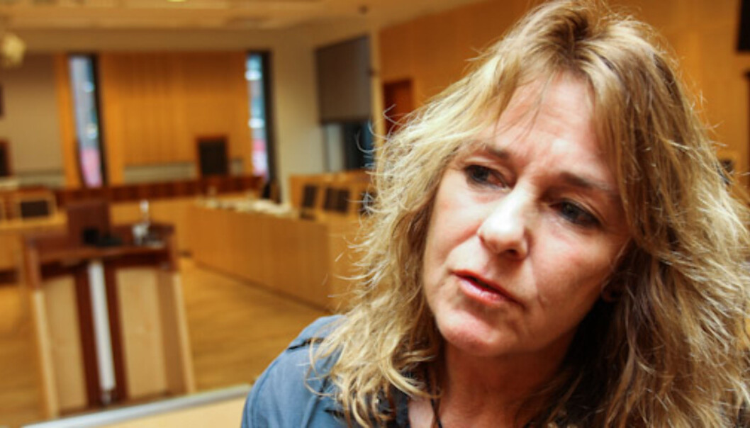 Nina Johnsrud, her fra rettssalen som vitne. Foto: Kathrine Geard Nina Johnsrud, her fra rettssalen som vitne. Foto: Kathrine Geard
