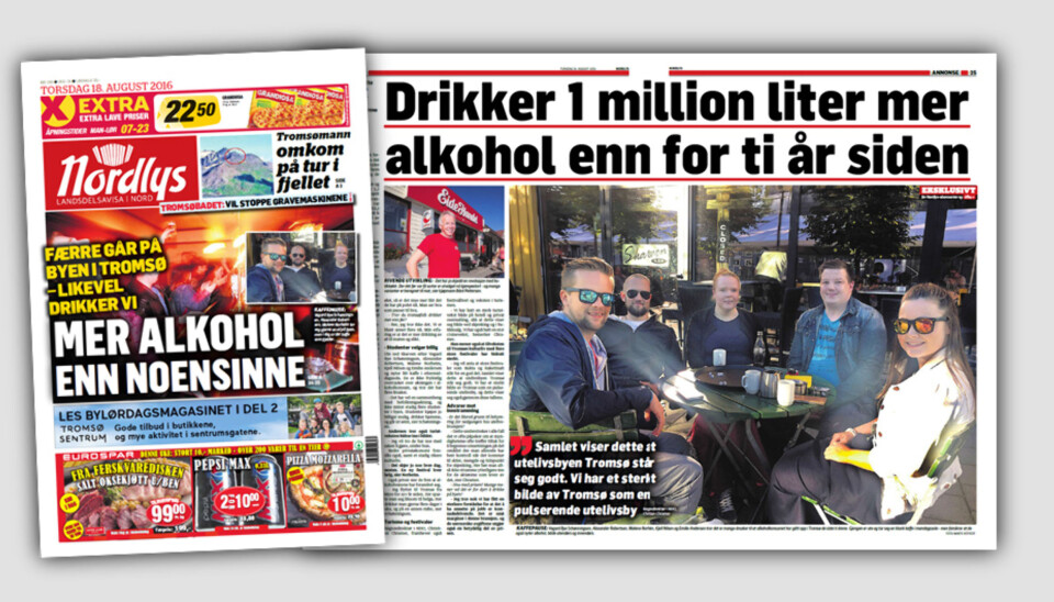 Universitets-forsker kritiserer Nordlys for misvisende alkoholforside