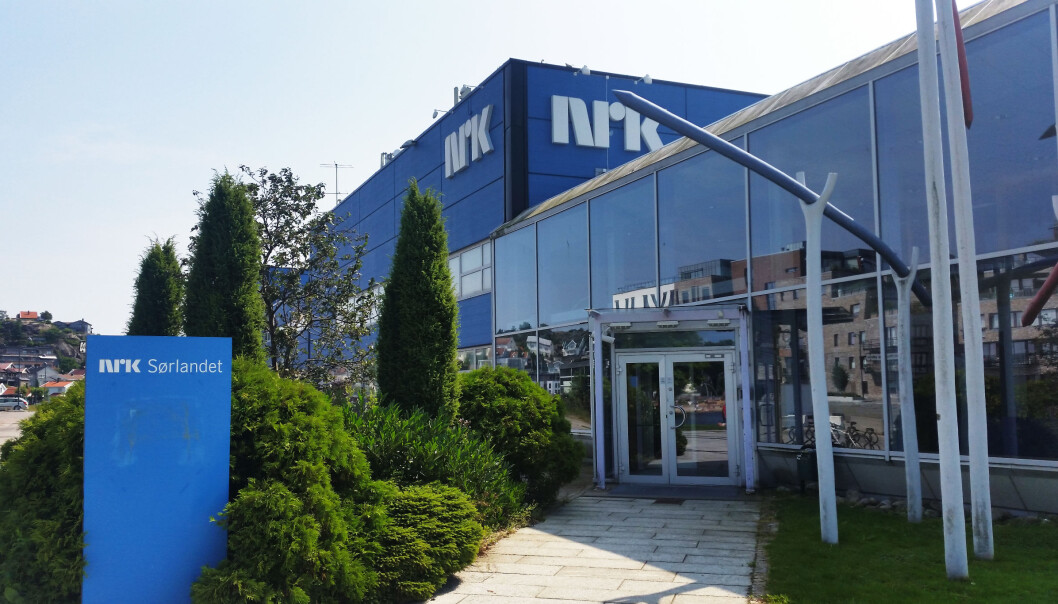 Distriktssendingene til NRK får igjen like lang total sendetid på TV. Her NRK Sørlandets kontorer i Kristiansand. Arkivfoto: Martin Huseby Jensen Distriktssendingene til NRK får igjen like lang total sendetid på TV. Her NRK Sørlandets kontorer i Kristiansand. Arkivfoto: Martin Huseby Jensen