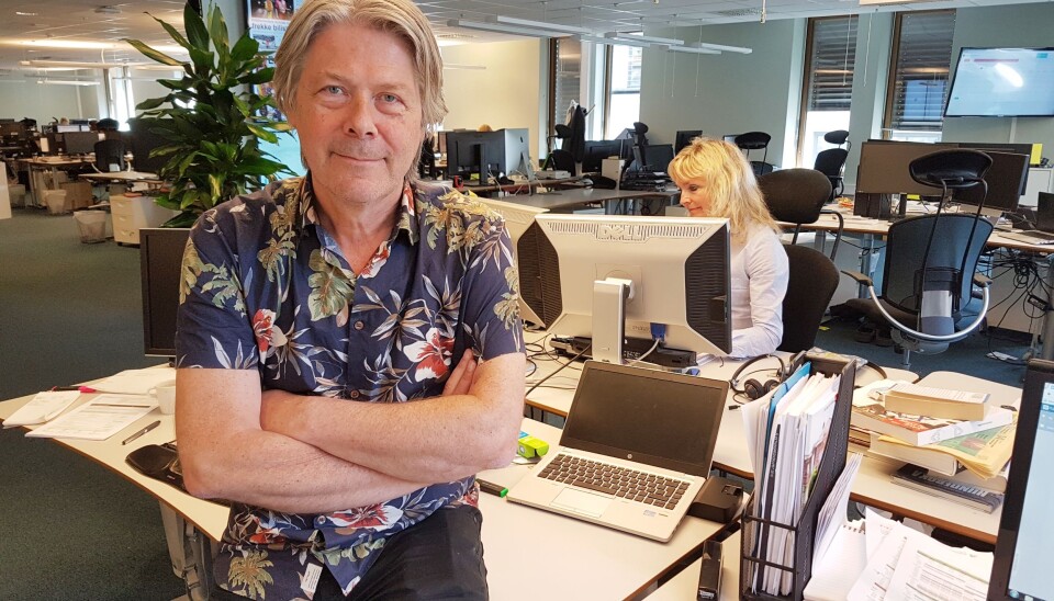 Erik Stephansen er fornøyd med at Nettavisen siteres betydelig oftere enn for få år siden. Til høyre Heidi Schei Lilleås, leder for politisk avdeling. Foto: Bjørn Åge Mossin Erik Stephansen er fornøyd med at Nettavisen siteres betydelig oftere enn for få år siden. Til høyre Heidi Schei Lilleås, leder for politisk avdeling. Foto: Bjørn Åge Mossin
