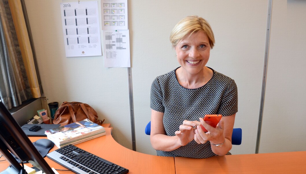 Informasjonsdirektør Eva Hille er godt fornøyd med responsen på utlysningen av en stilling som kommunikasjonsrådgiver. Foto: Katarina Lunde Informasjonsdirektør Eva Hille er godt fornøyd med responsen på utlysningen av en stilling som kommunikasjonsrådgiver. Foto: Katarina Lunde