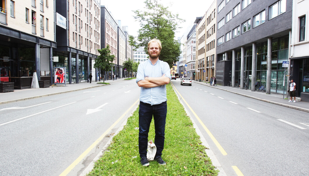 Det byr ikke Mimir Kritjansson imot å yppe til diskusjon. Han ønsker flere kommentarartikler uten forbehold. Foto: Martin Huseby Jensen Det byr ikke Mimir Kritjansson imot å yppe til diskusjon. Han ønsker flere kommentarartikler uten forbehold. Foto: Martin Huseby Jensen