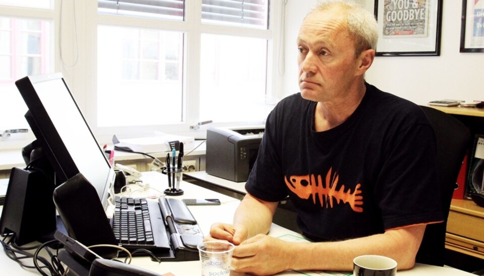 Leder Thomas Spence i Norsk Journalistlag. Foto: Birgit Dannenberg