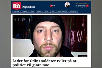 Rogalands Avis felt for å skrive at Odins Soldater hadde god dialog med politiet